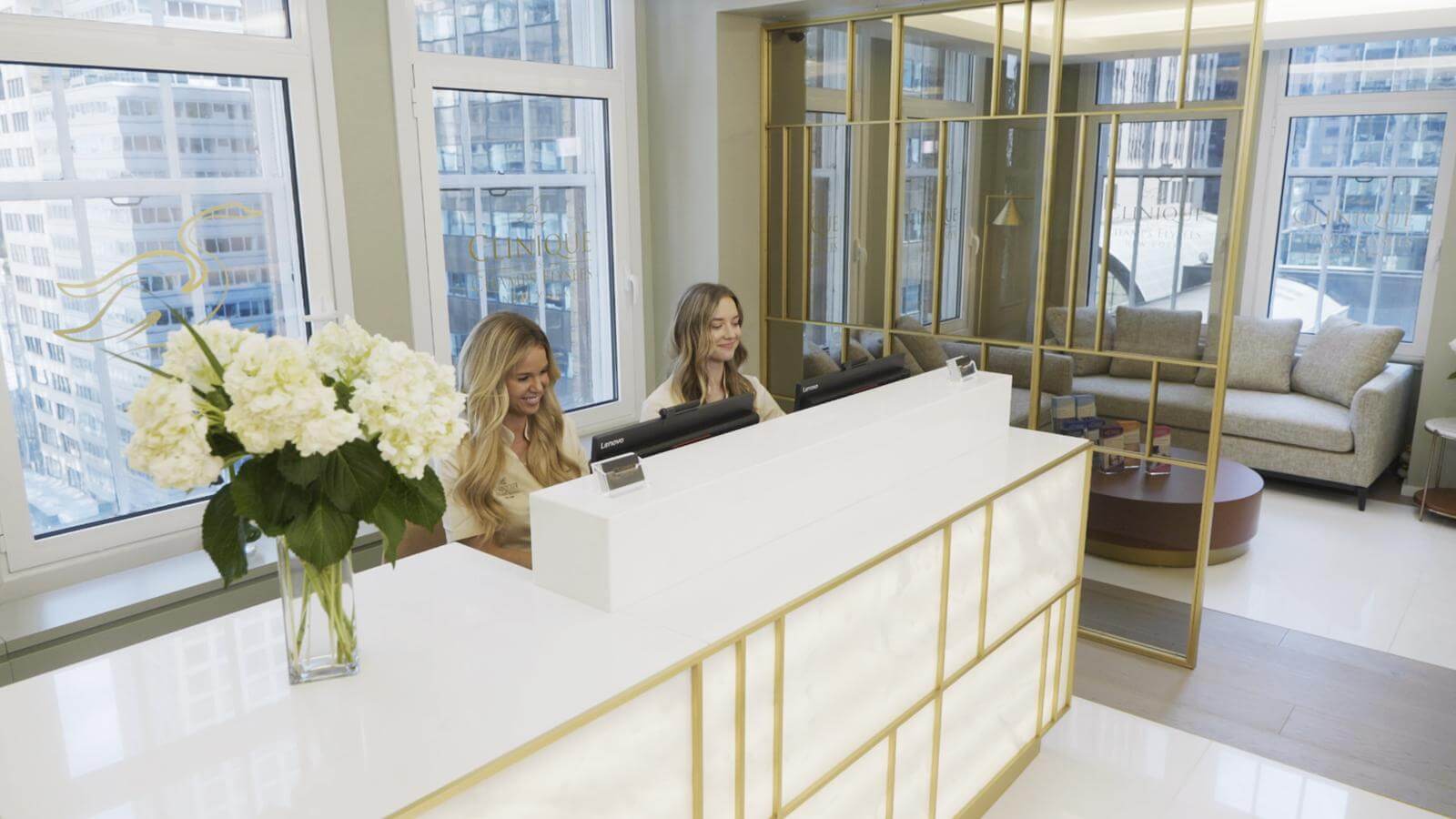 Clinique des Champs Elysées New York frontdesk team Clinique des Champs Elysées New Yorl